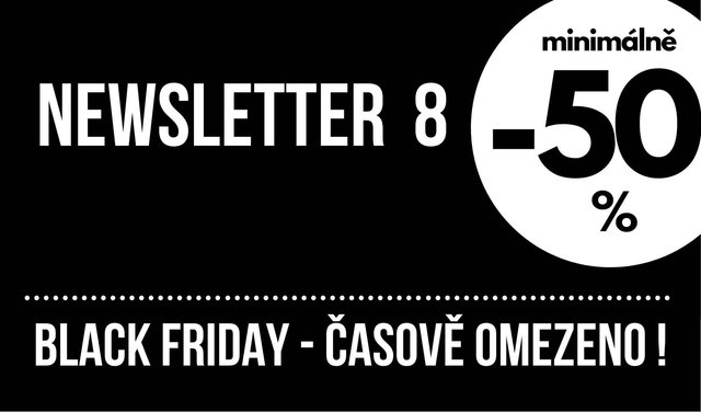 Newsletter 08/2021: Black Friday časově omezeno - oblečení a sety TaylorMade -50%