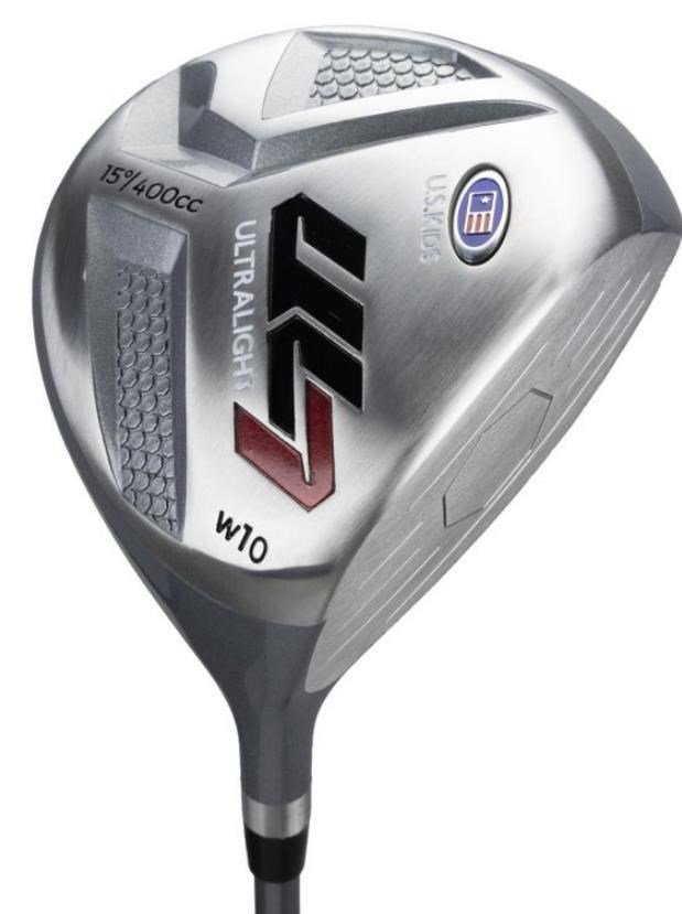 U.S. Kids Golf UL7-60 (152cm) W10 5-Club junior set de golf + stand bag, plata/azul marino/blanco