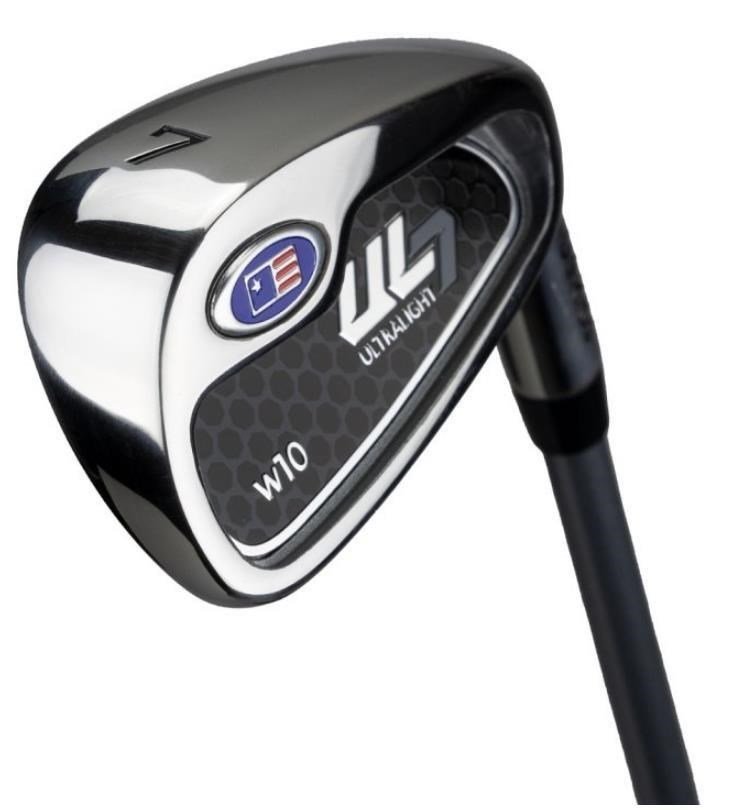 U.S. Kids Golf UL7-60 (152cm) W10 5-Club junior set de golf + stand bag, plata/azul marino/blanco