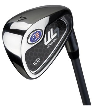 U.S. Kids Golf UL7-60 (152cm) W10 5-Club junior set de golf + stand bag, plata/azul marino/blanco