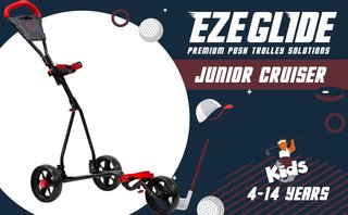 Ezeglide Longridge Junior Cruiser carrito manual, negro