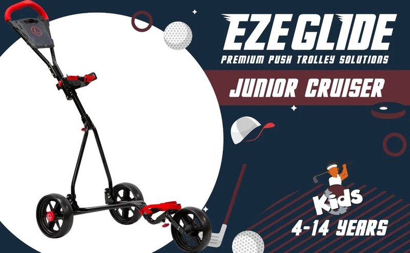 Ezeglide Longridge Junior Cruiser carrito manual, negro