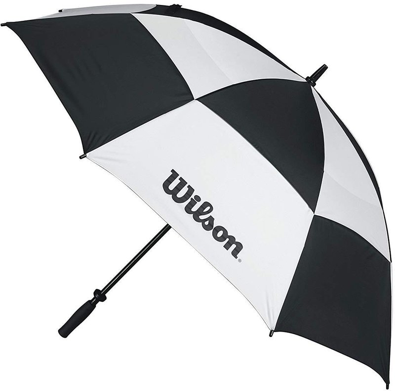 Wilson Double Canopy paraguas 62", negro