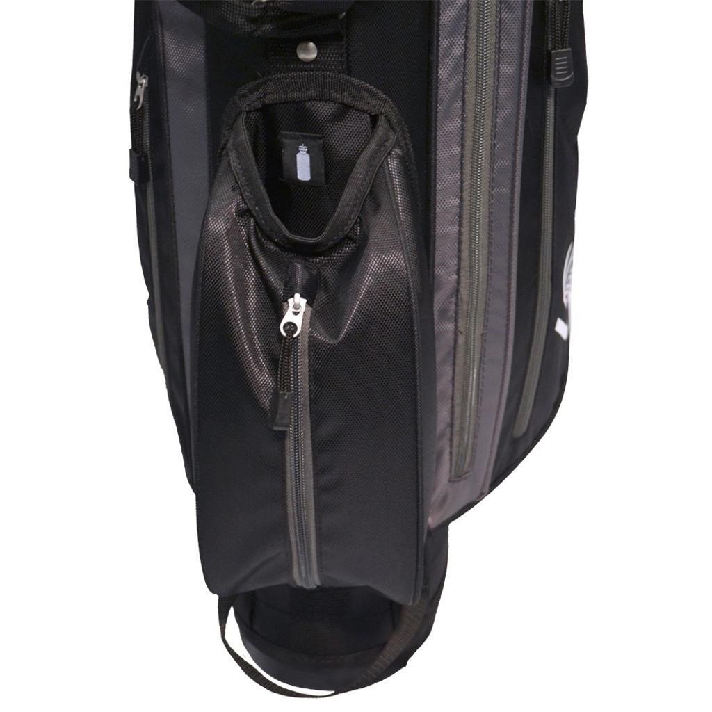 Longridge 6" Weekend stand bag, negro/plata