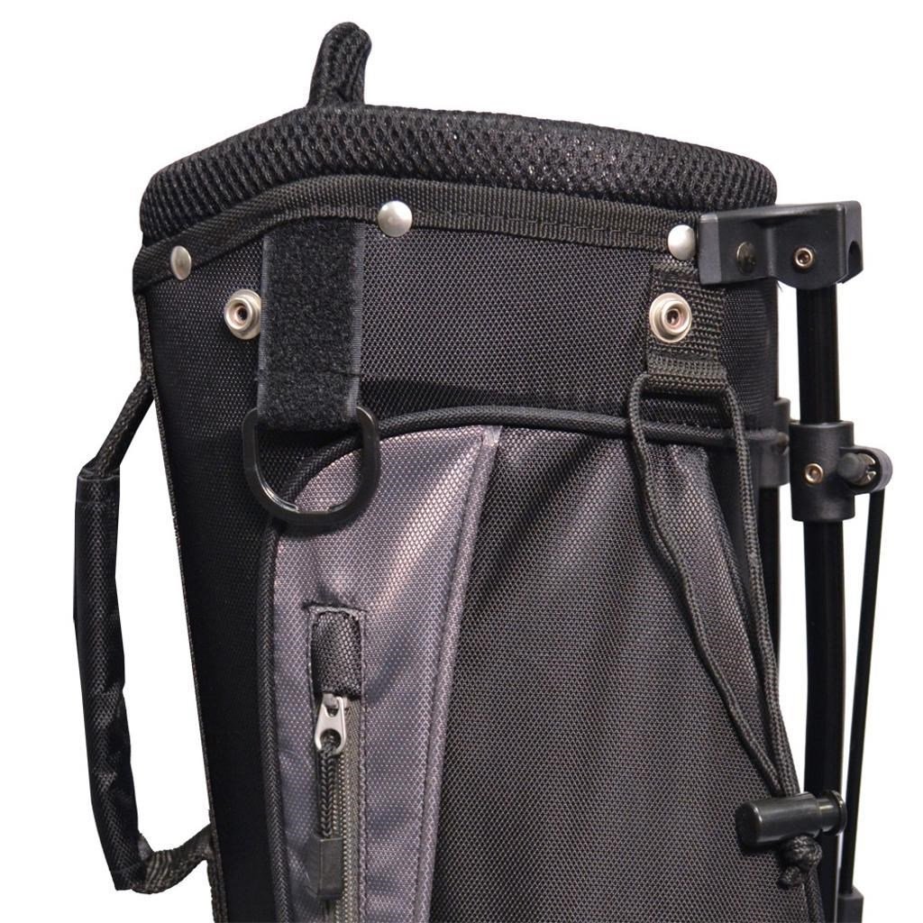 Longridge 6" Weekend stand bag, negro/plata