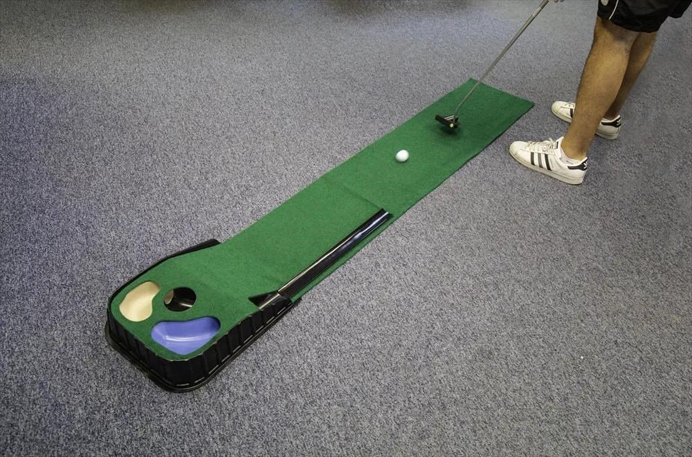 Longridge Putt N Hazzard alfombrilla de putting 35x200cm