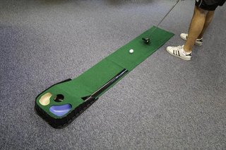 Longridge Putt N Hazzard alfombrilla de putting 35x200cm