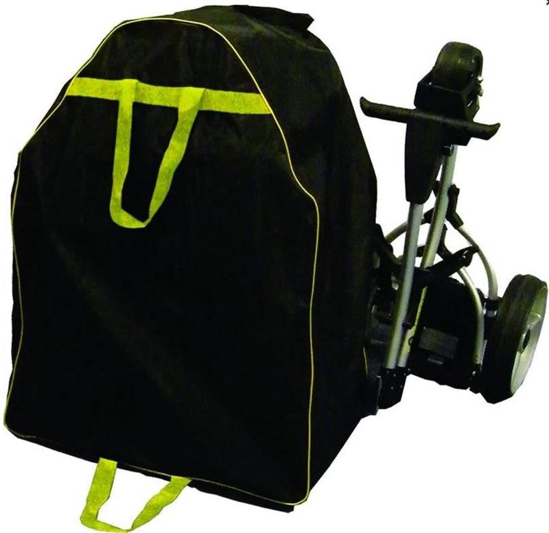 Longridge Electric Trolley Carry Bag, negro/amarillo
