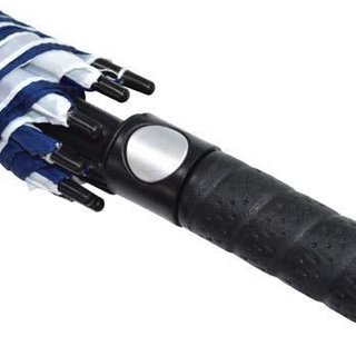 PGA Tour Windproof Double Canopy paraguas de golf 62", blanco/azul