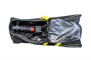 Longridge Golf Trolley Carry Bag, negro/amarillo