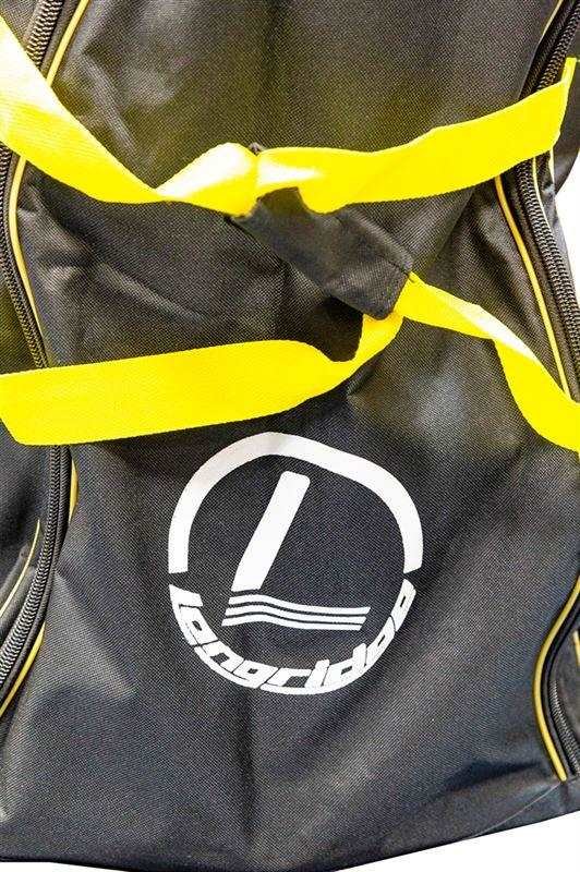 Longridge Golf Trolley Carry Bag, negro/amarillo