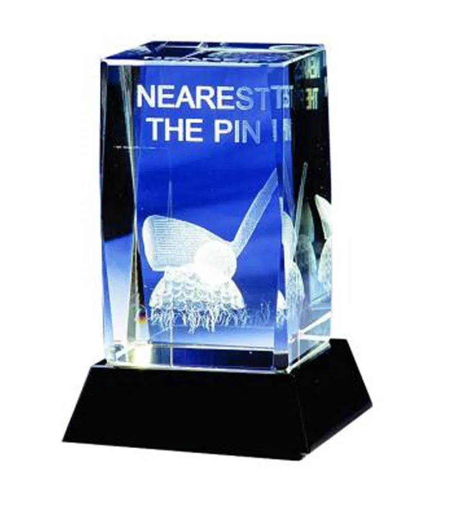 Longridge Nearest The Pin Crystal Golf Trophy