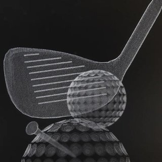 Longridge Nearest The Pin Crystal Golf Trophy