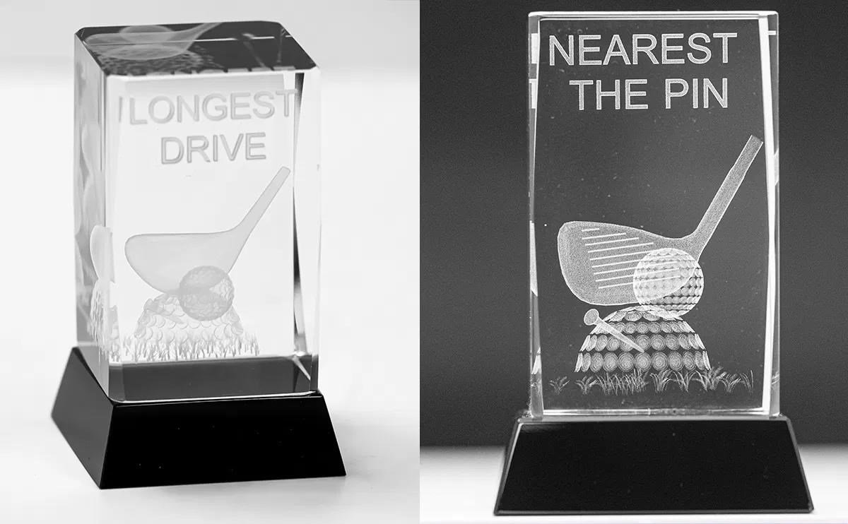 Longridge Nearest The Pin Crystal Golf Trophy