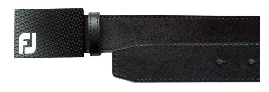 FootJoy Buckle Leather cinturón de hombre, negro