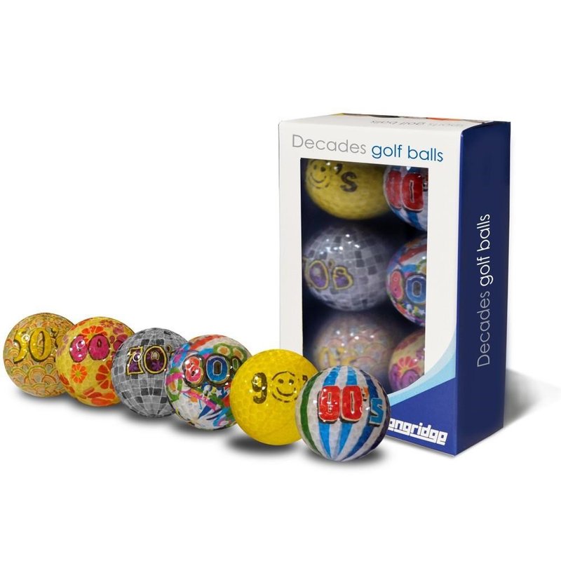 Longridge Decades pelotas de golf, mix de colores