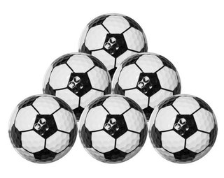 Longridge Football pelotas de golf, mix de colores