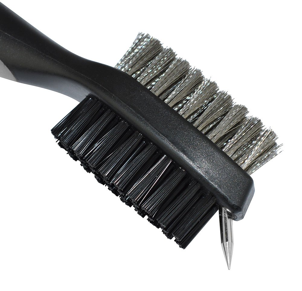 PGA Tour Club Brush and Groove Cleaner, negro