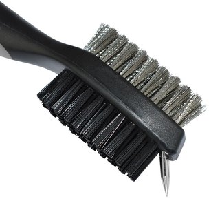 PGA Tour Club Brush and Groove Cleaner, negro
