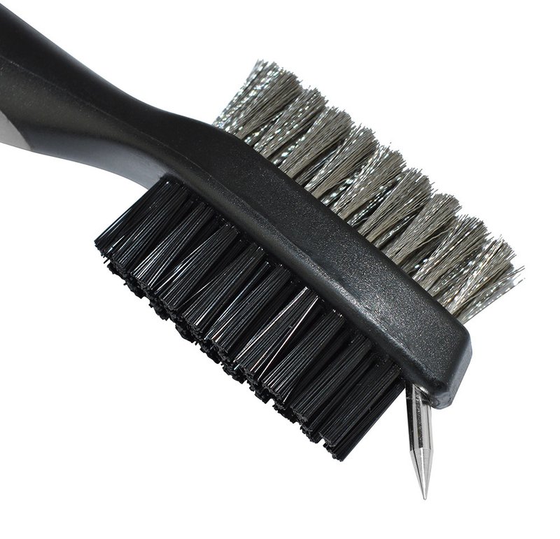 PGA Tour Club Brush and Groove Cleaner, negro