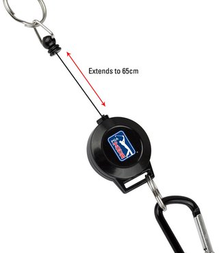 PGA Tour Club Brush and Groove Cleaner, negro