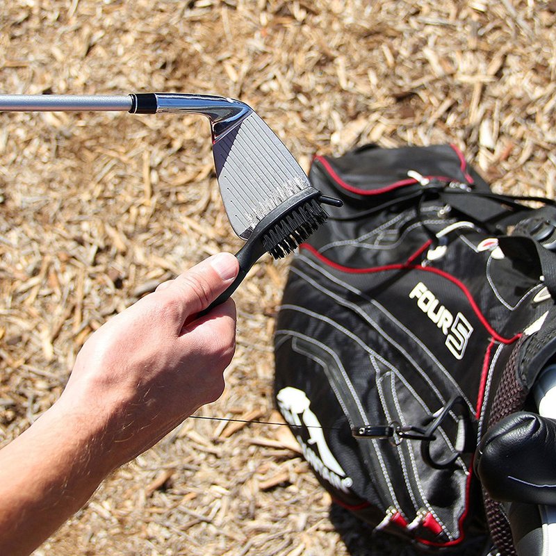 PGA Tour Club Brush and Groove Cleaner, negro