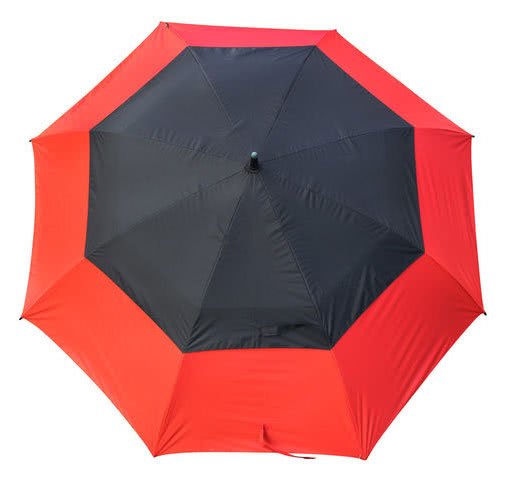 Masters Golf TourDri Colour Burst GR 64" UV paraguas, rojo amapola/negro azabache