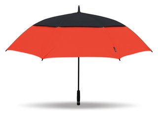 Masters Golf TourDri Colour Burst GR 64" UV paraguas, rojo amapola/negro azabache