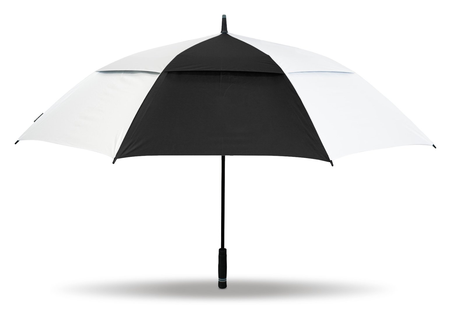 Masters Golf TourDri Classic GR 64" UV paraguas, negro/blanco