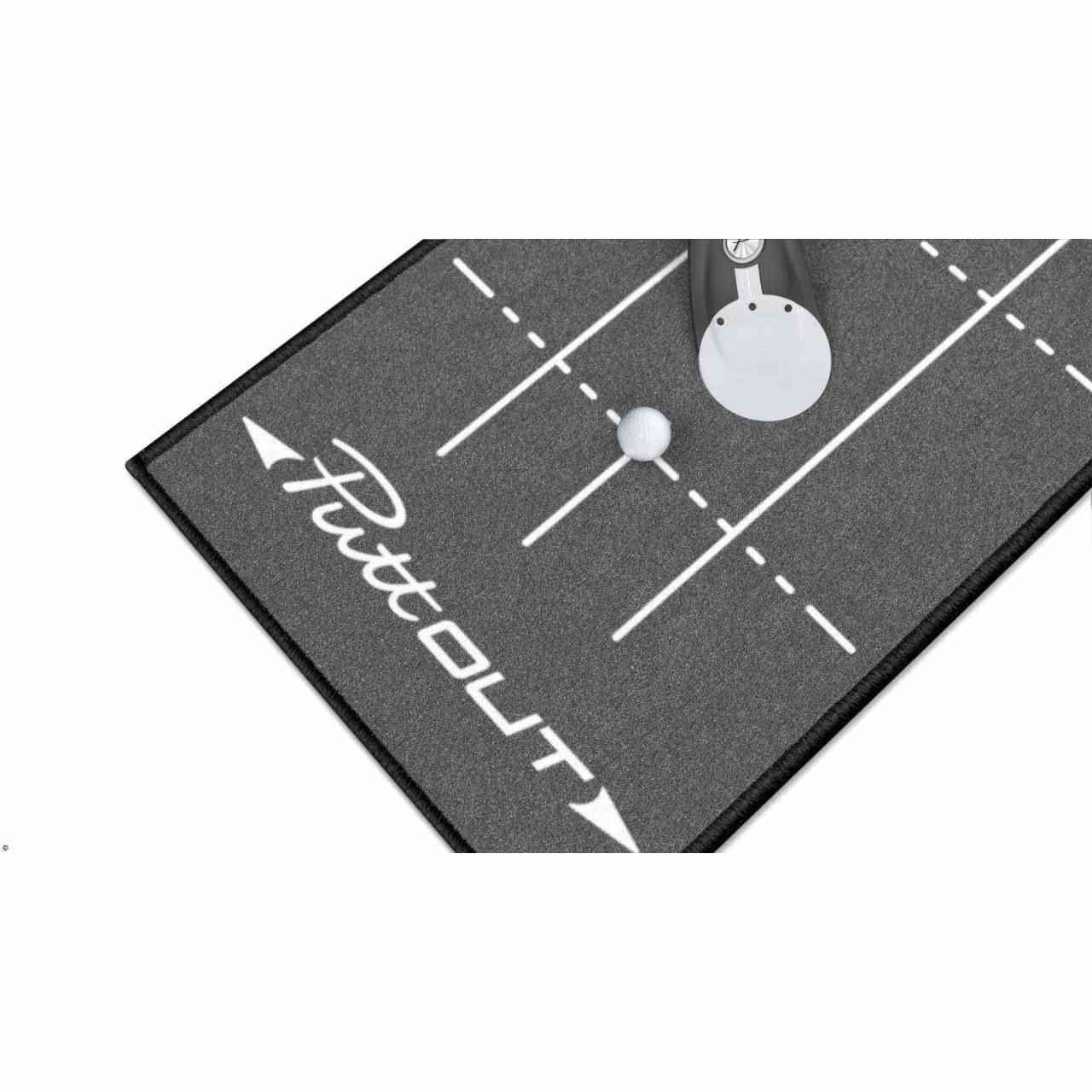 PuttOUT PuttOUT Putting Mat Medium Grey 2,4m
