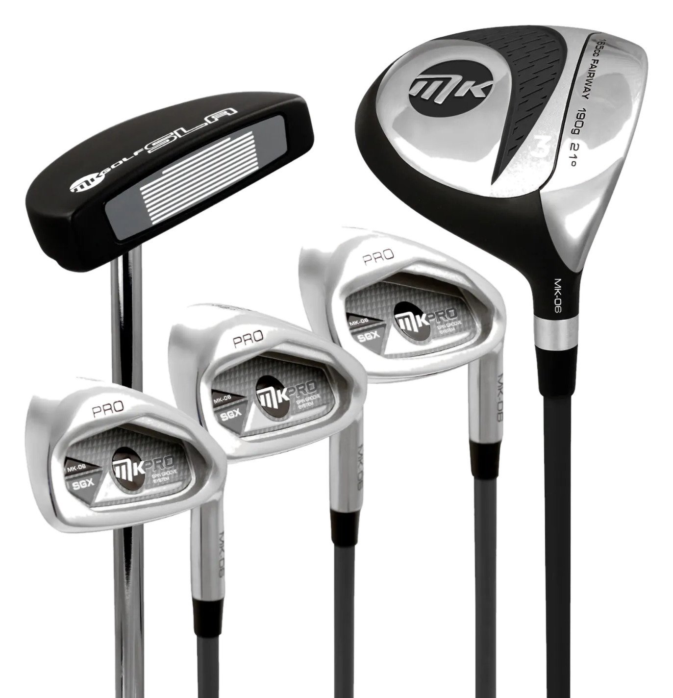 MKids Pro Junior Golf Half Set 65" (165cm) set de golf junior, grafito