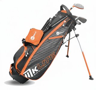 MKids Lite Junior set de golf, grafit, +stand bag, naranja