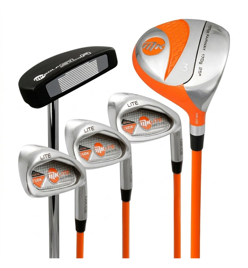 MKids Lite Junior set de golf, grafit, +stand bag, naranja
