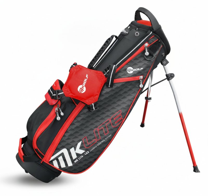 MKids Lite Junior Red 53" (135cm/7-9Y) stand bag junior, rojo