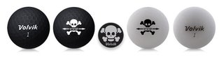Volvik VIVID SKULL Edition pelotas de golf, mix de colores