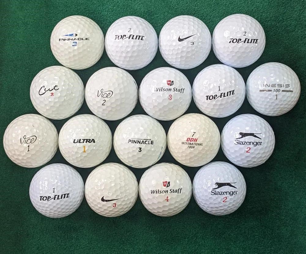Longridge American 18 Mixed pelotas de golf usadas