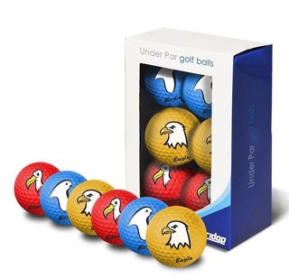 Longridge Under Par pelotas de golf, mix de colores