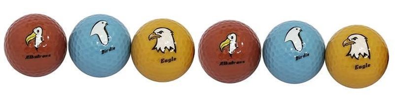 Longridge Under Par pelotas de golf, mix de colores