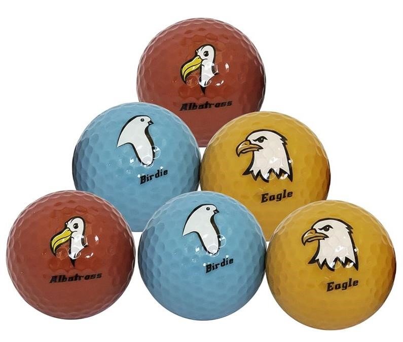 Longridge Under Par pelotas de golf, mix de colores