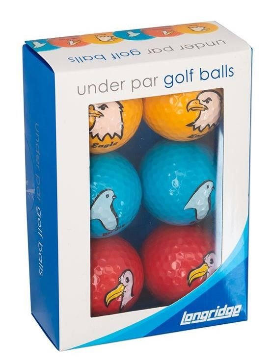 Longridge Under Par pelotas de golf, mix de colores