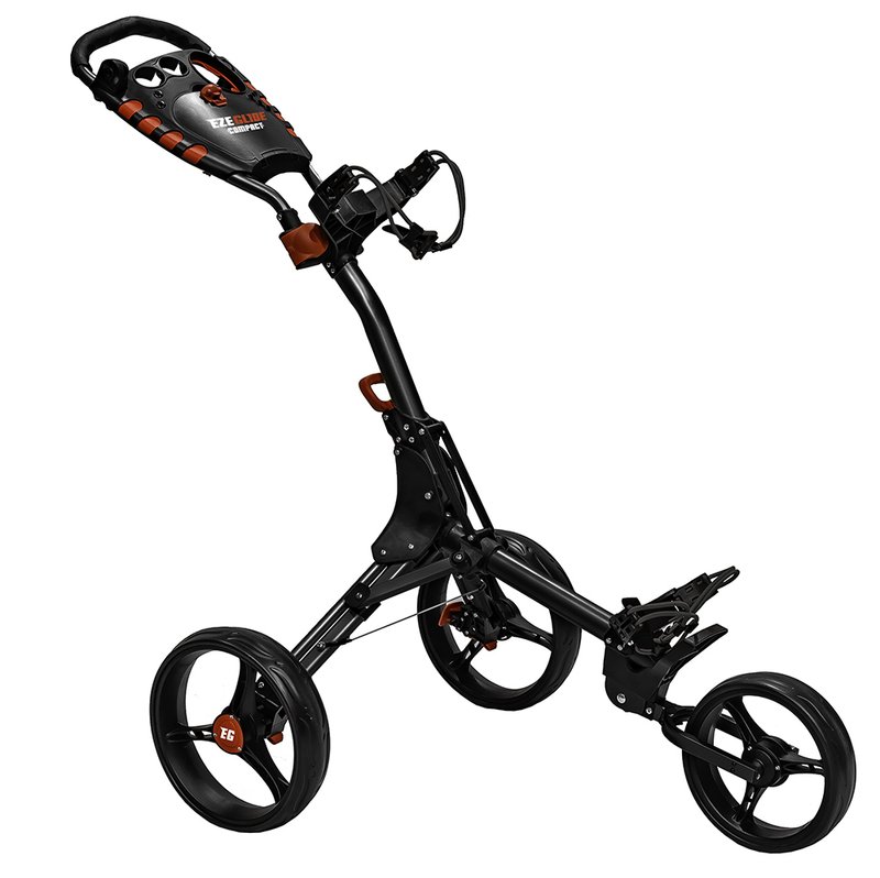 Ezeglide Compact+ carrito manual, gris carbón/rojo