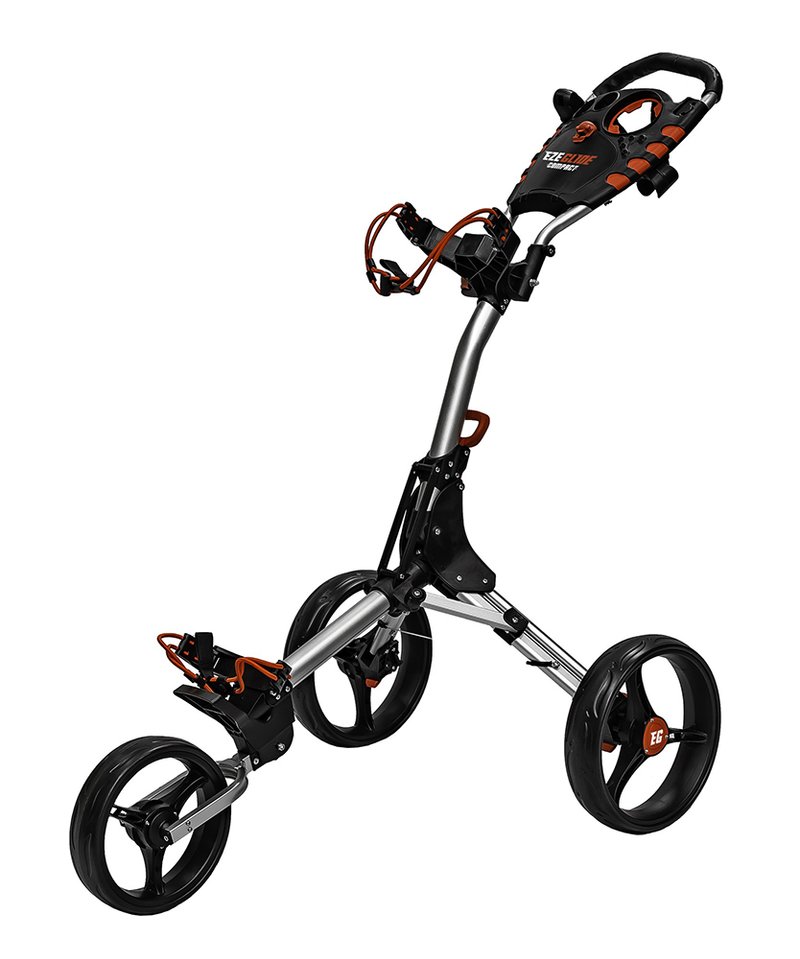 Ezeglide Compact+ carrito manual, gris carbón/rojo