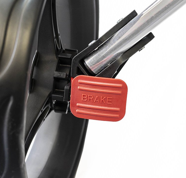 Ezeglide Compact+ carrito manual, gris carbón/rojo
