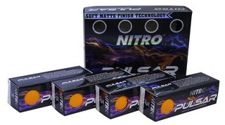 Nitro Pulsar pelotas de golf, naranja