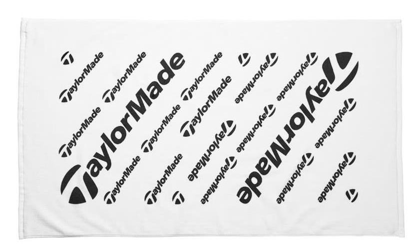 TaylorMade Tour Towel 24" x 42" toalla de golf, blanca