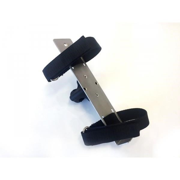 Davies Caddy soporte de batería, plata cepillada