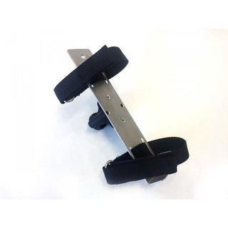 Davies Caddy soporte de batería, plata cepillada