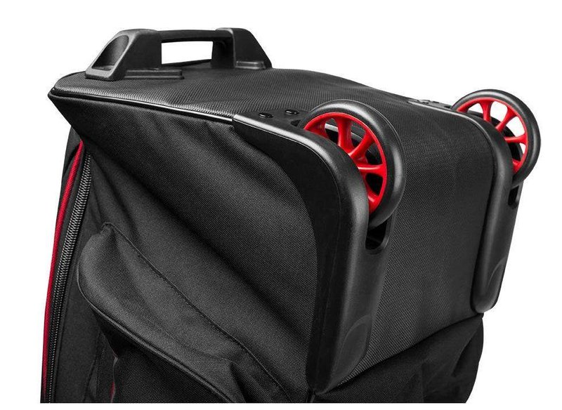 Bag Boy T-10 travel bag, negro/rojo