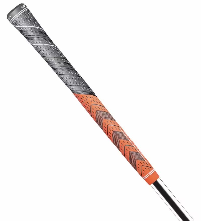 Golf Pride Multi Compound Cord Plus4 grip (0.60), carbón/naranja