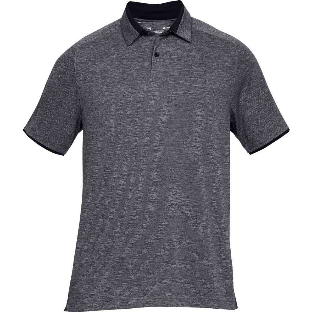 Under Armour Tour Tips polo de hombre, gris oscuro